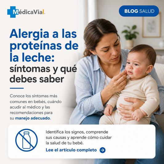 Alergia a las proteínas de la leche: síntomas y tratamiento