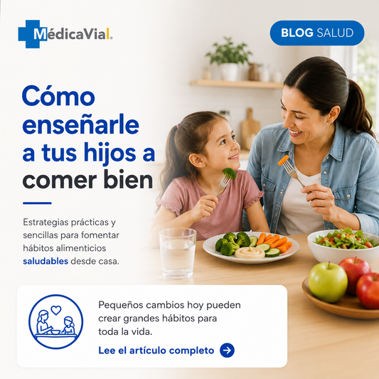 Cómo enseñarle a tus hijos a comer bien