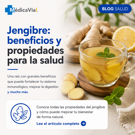 Jengibre: beneficios y propiedades para la salud