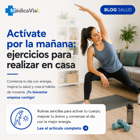 Actívate por la mañana: ejercicios para realizar en casa
