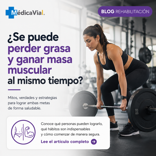 ¿Se puede perder grasa y ganar masa muscular al mismo tiempo?