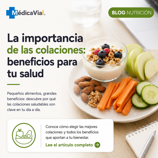 La importancia de las colaciones en la alimentación