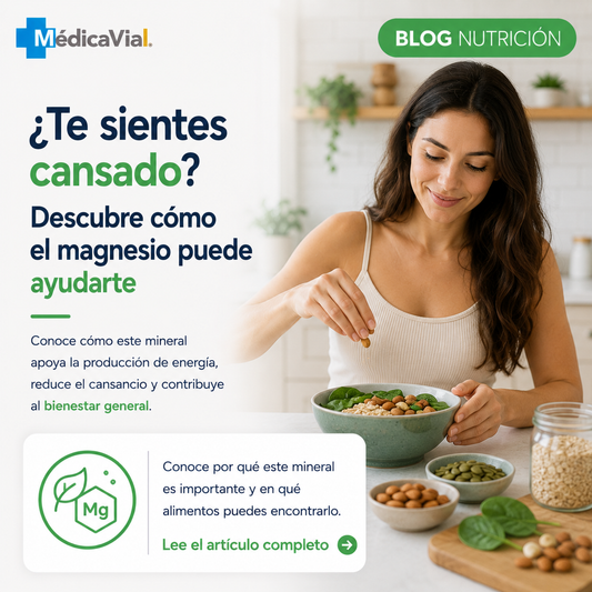 Magnesio para combatir el cansancio: beneficios y funciones