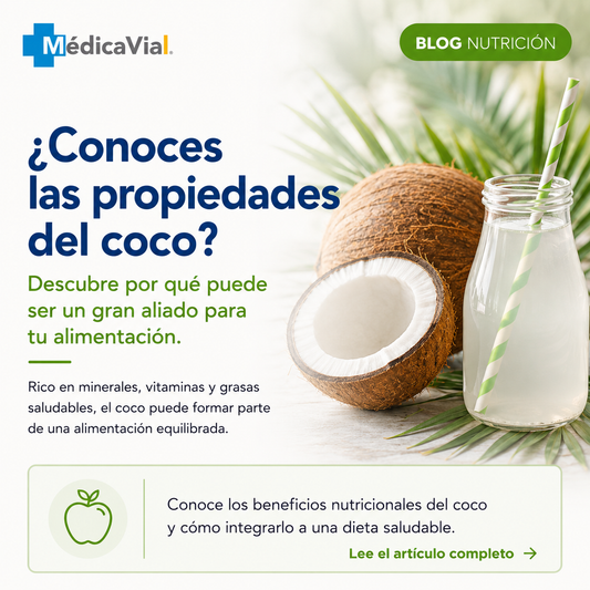 Propiedades del coco: beneficios, nutrientes y valor nutricional