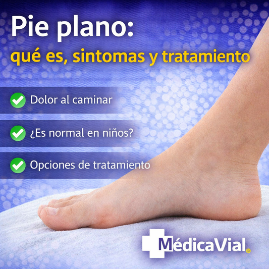 Pie plano: síntomas y opciones de tratamiento