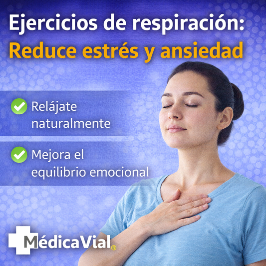 Ejercicios de respiración para reducir estrés y ansiedad