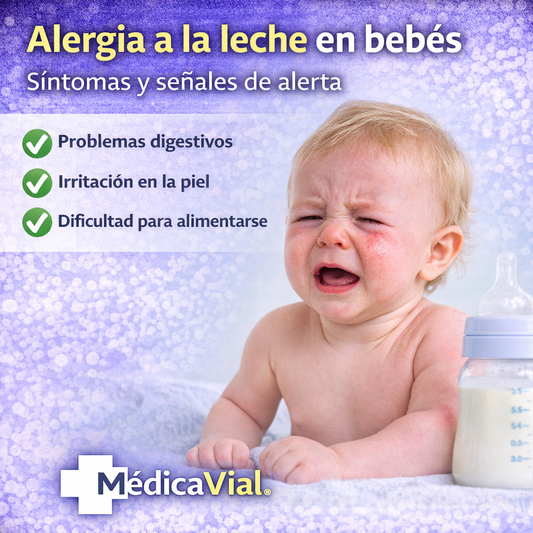 Alergia a las proteínas de la leche: síntomas y tratamiento