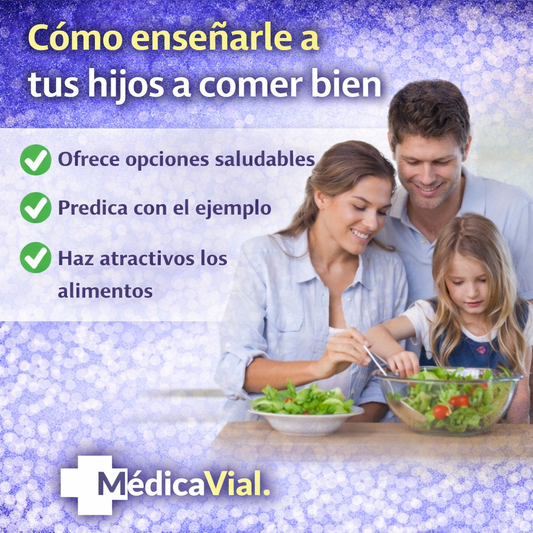 Cómo enseñarle a tus hijos a comer bien