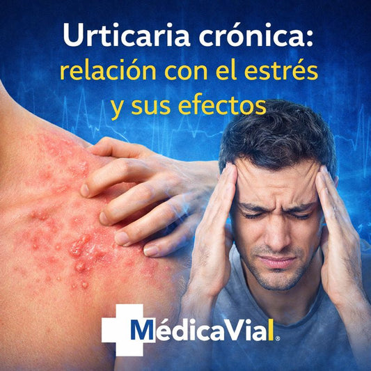 Urticaria crónica: relación con el estrés y sus efectos