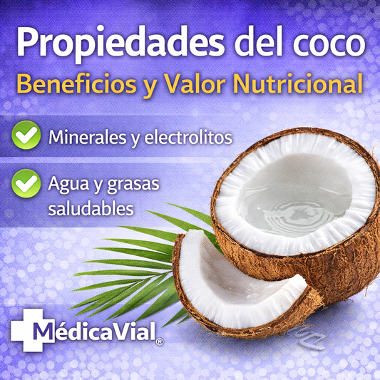 Propiedades del coco: beneficios, nutrientes y valor nutricional