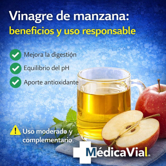 Vinagre de manzana: beneficios y uso responsable