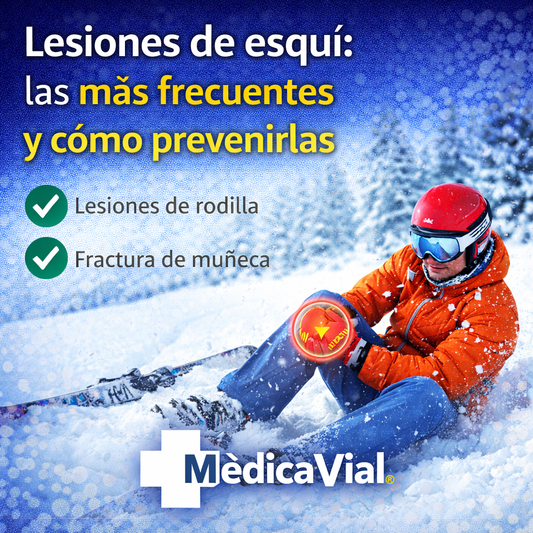Lesiones de esquí: las más frecuentes y cómo prevenirlas