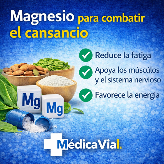 Magnesio para combatir el cansancio: beneficios y funciones