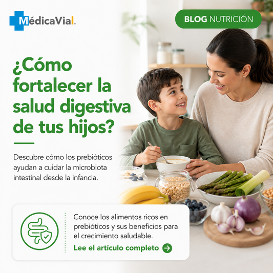 ¿Cómo fortalecer la salud digestiva de tus hijos? Conoce los beneficios de los prebióticos