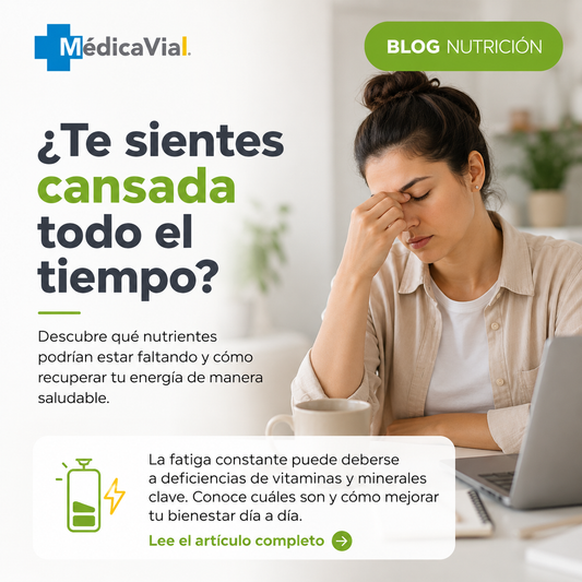 ¿Te sientes cansada todo el tiempo? Nutrientes que podrían estar faltando
