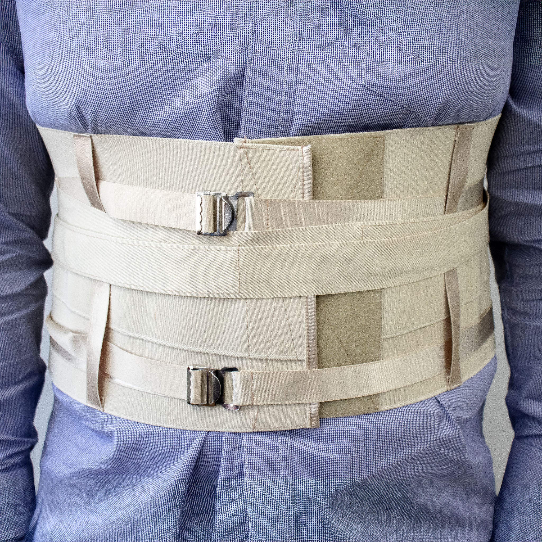 Faja Dorsolumbar Beige - Alivio de Dolor y Corrección Postural