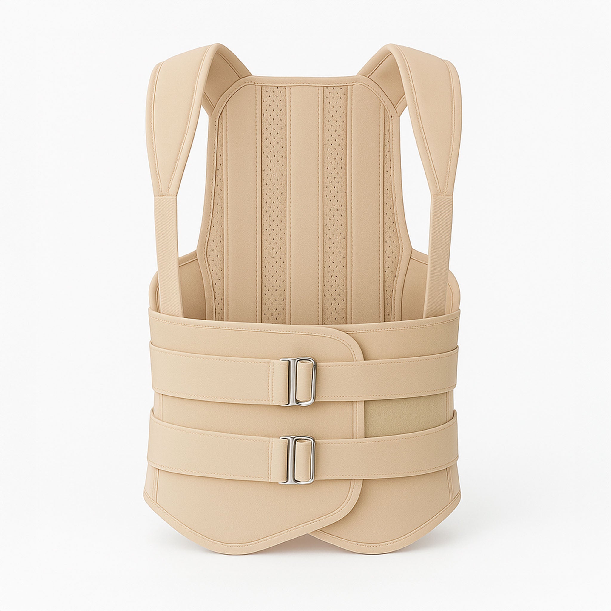 Faja Dorsolumbar Beige - Alivio de Dolor y Corrección Postural