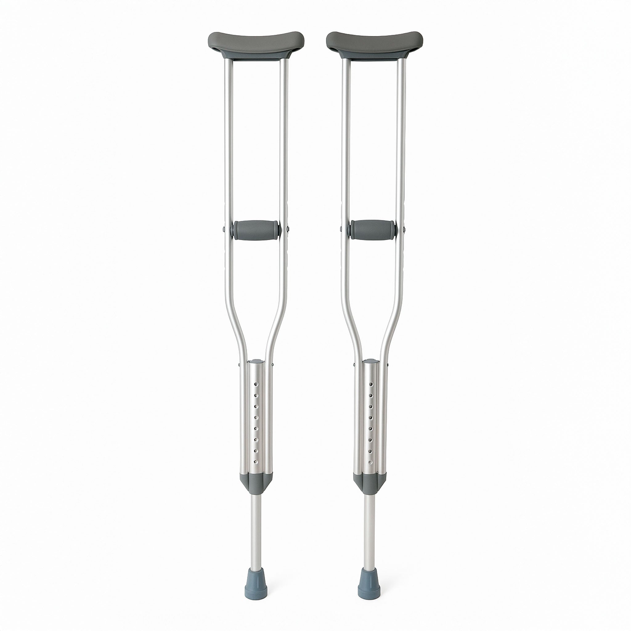 Muletas Auxiliares de Aluminio - Ajustables y Antideslizantes